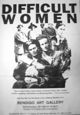 Difficult Women cabaret poster